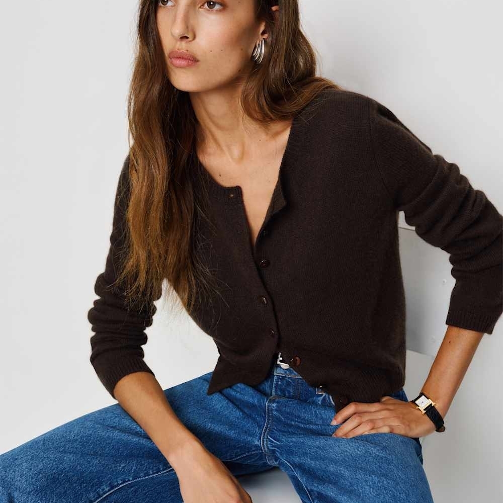 Reformatiin Clara Cardigan - Mole Size S